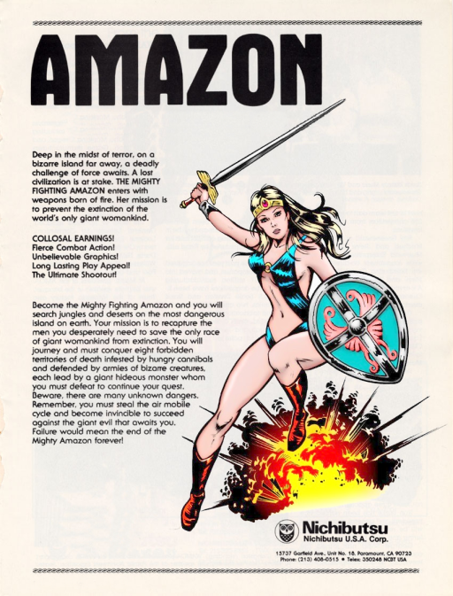 Soldier Girl Amazon Arcade Game Cover
